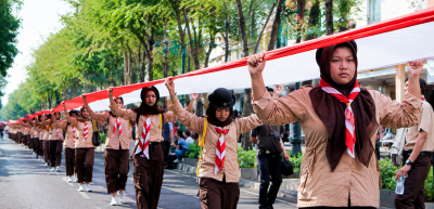 Dewan Ambalan Ikuti Parade Kebangsaan dan Budaya di Malioboro